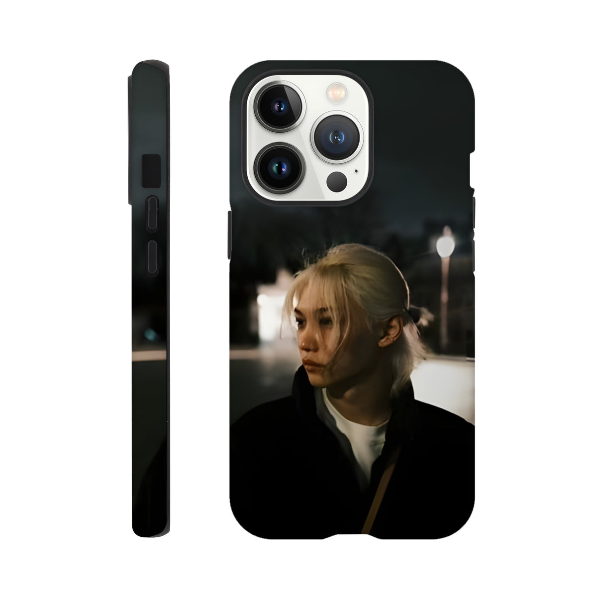 Aesthetic Felix Stray Kids protective iPhone case with tough build