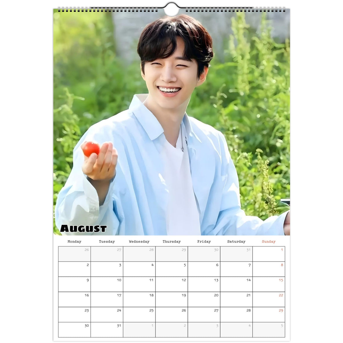 August Jun‑ho Calendar photo 