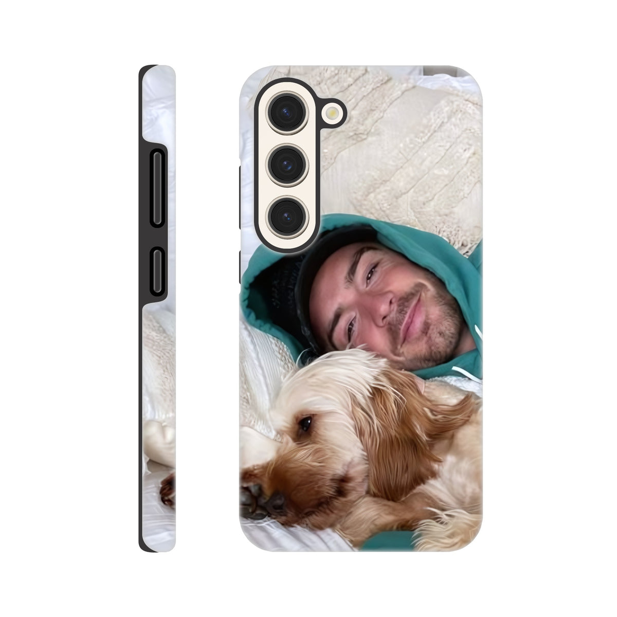Jack Grealish themed Samsung cover in trendy boyfriend photo style