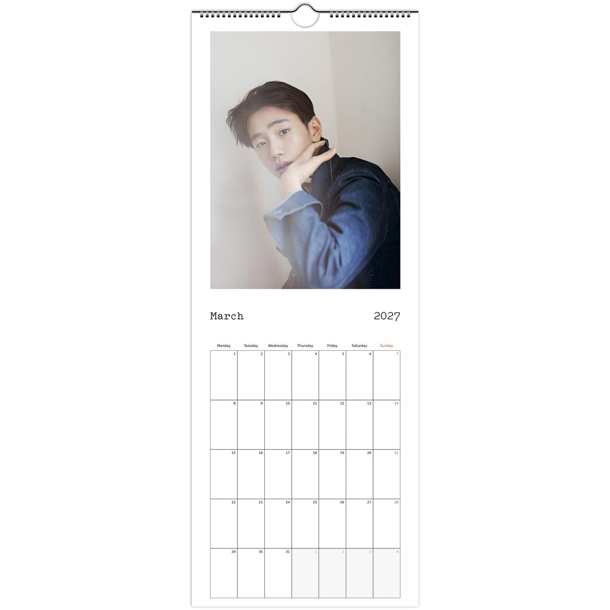 Nam Yoon‑su calendar March photo