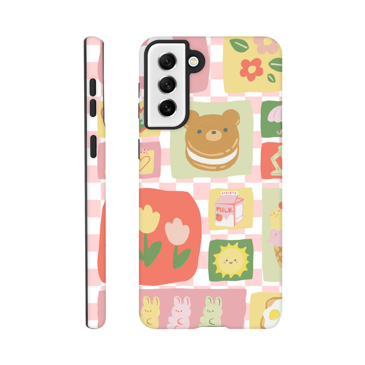 Kawaii‑style Samsung case featuring adorable pastel artwork