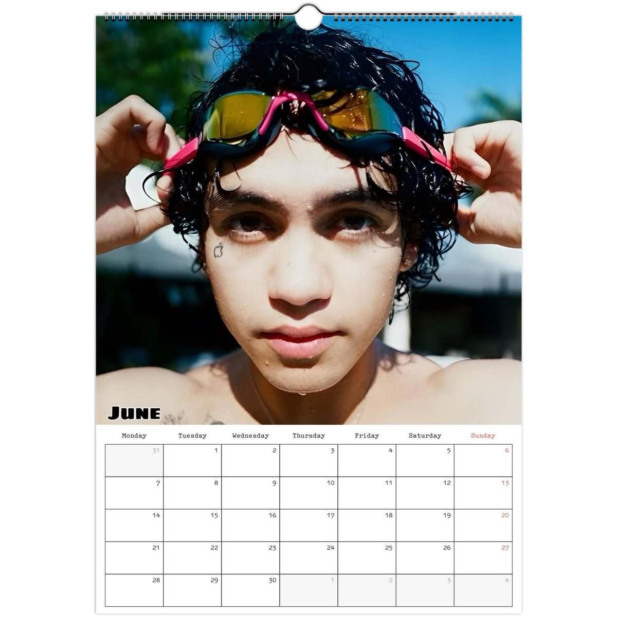 Dominic Fike calendar June photob