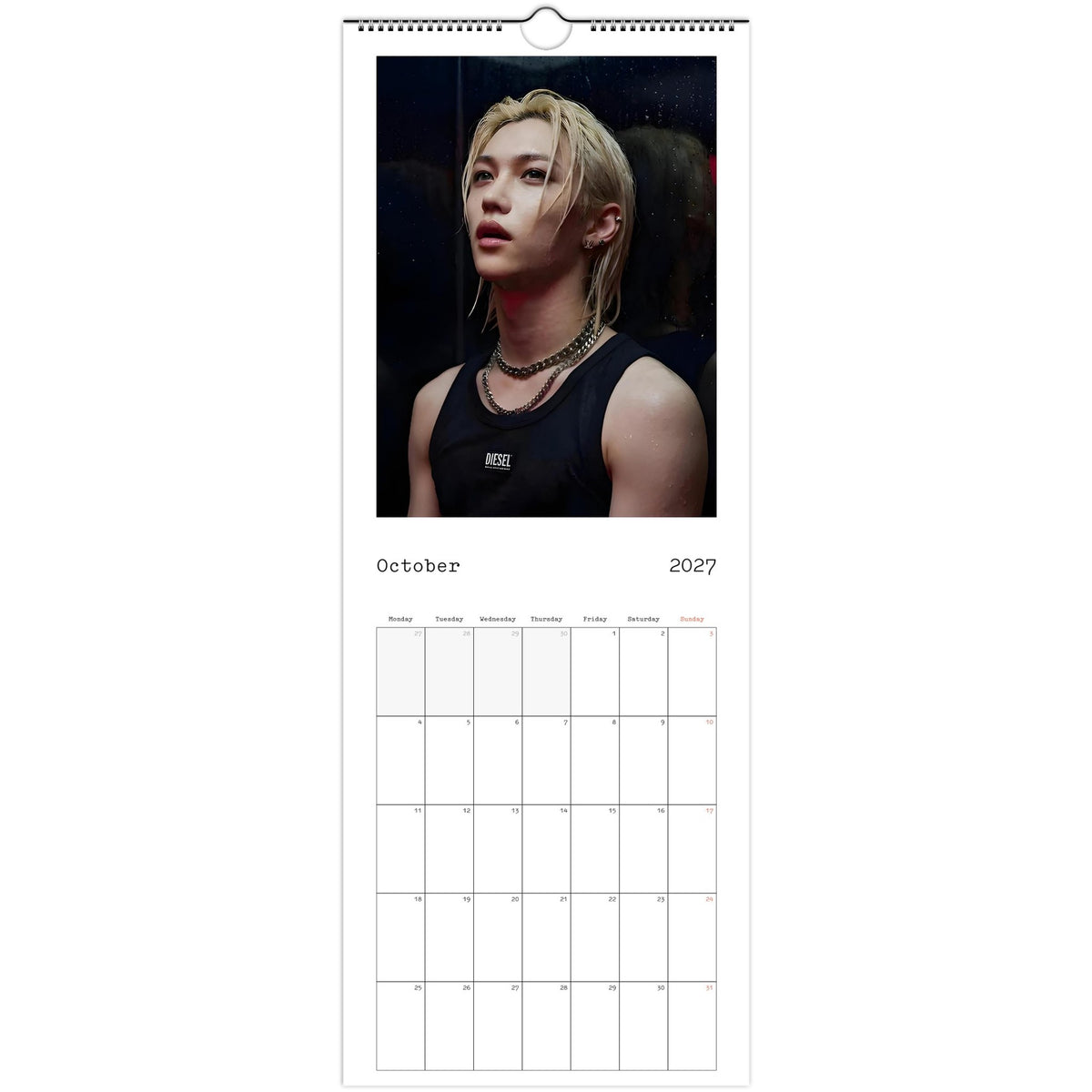 Stray Kids Felix Elite Calendar 2027 October page