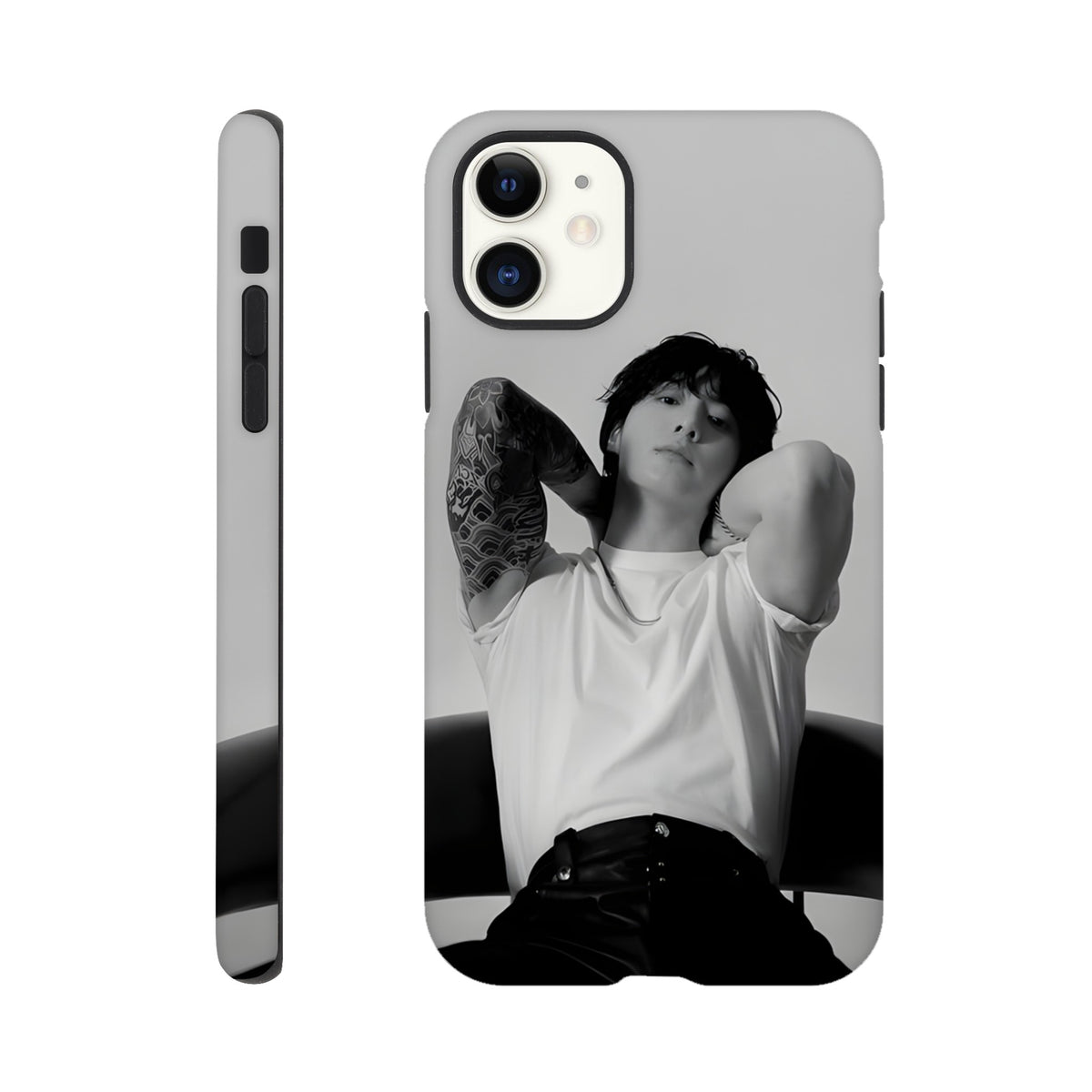 Jungkook iPhone tough case with glossy premium finish
