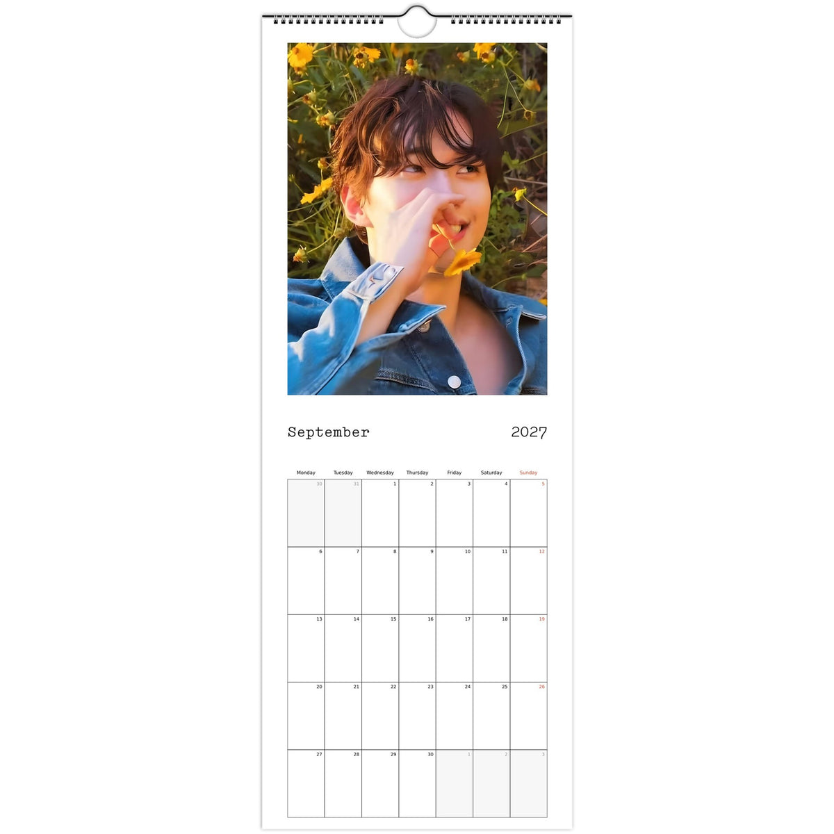 September Jun‑ho Calendar photo 