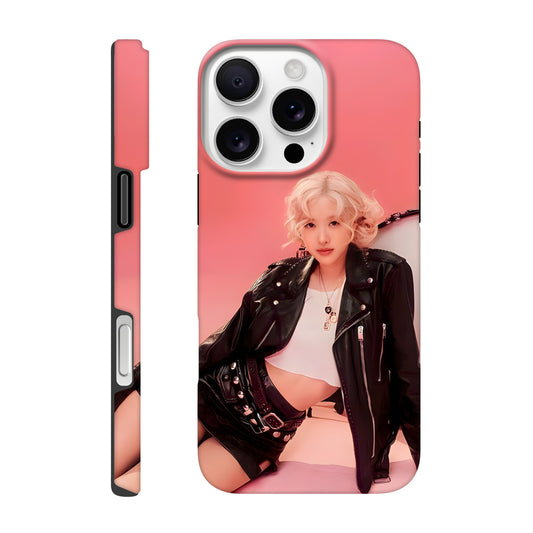 Rosé Blackpink iPhone tough case with dual‑layer protection