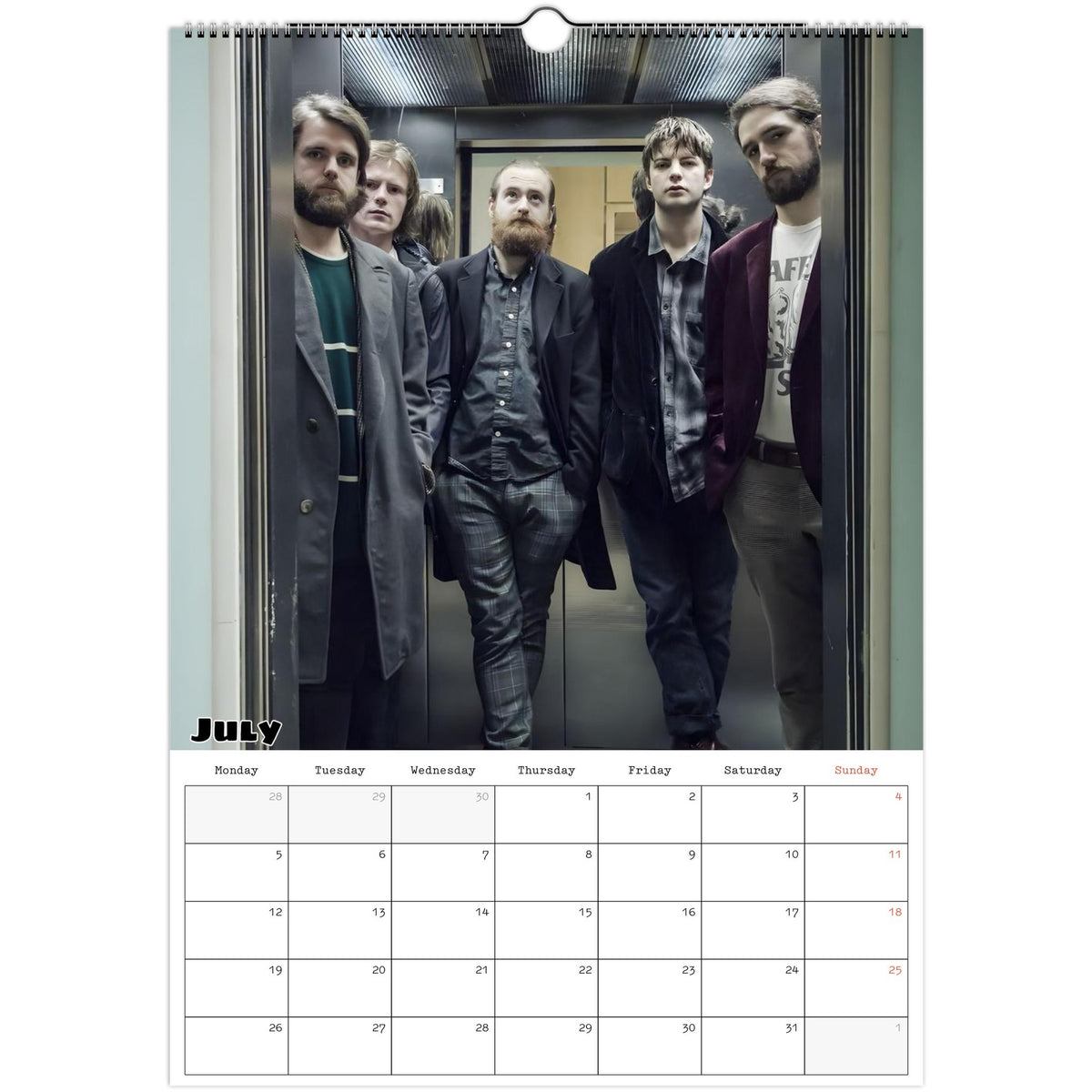 FONTAINES D.C. calendar July photo