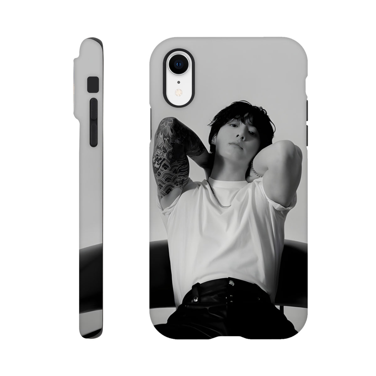 Shockproof Jungkook iPhone case for K‑pop lovers