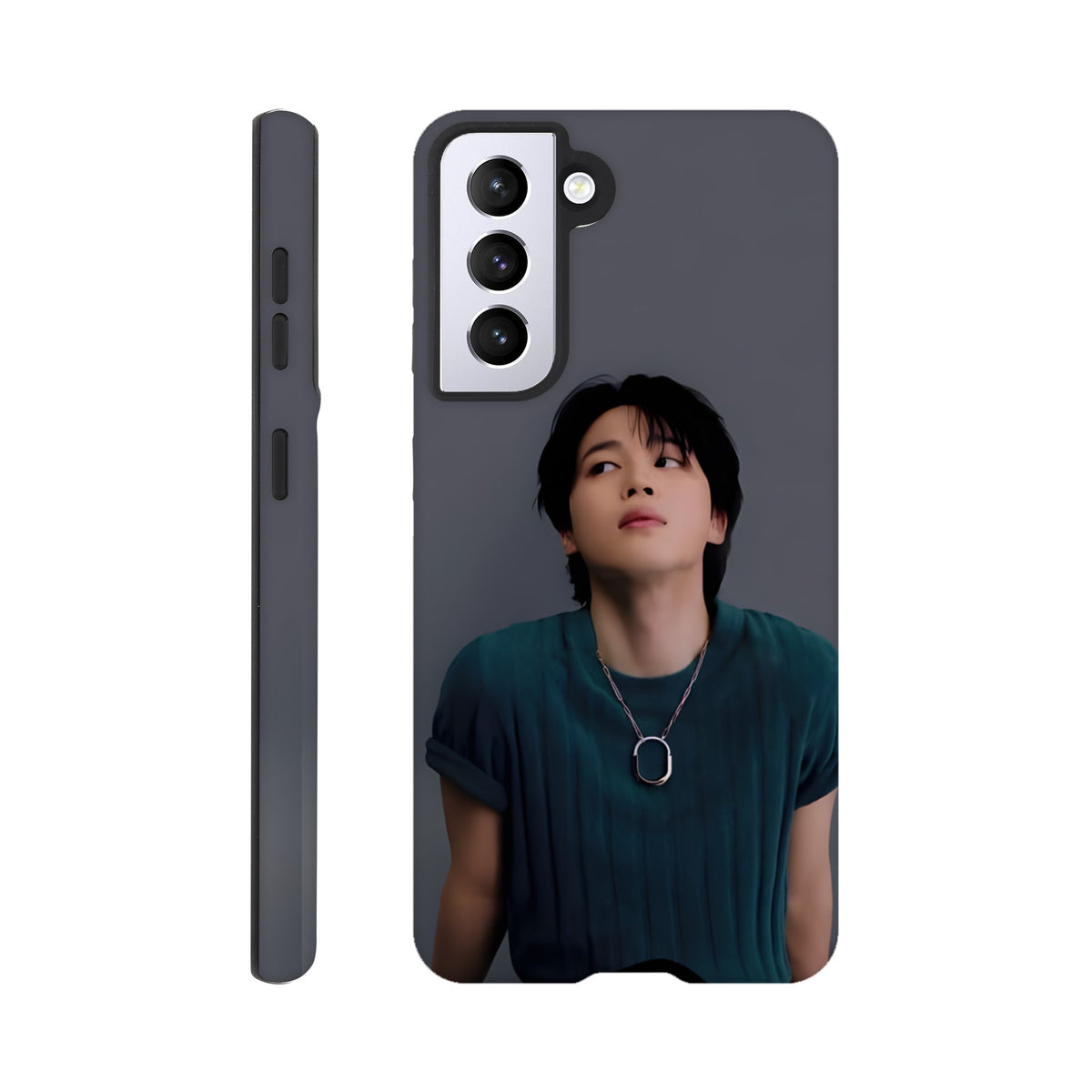 Samsung tough case featuring Jimin with durable hard shell