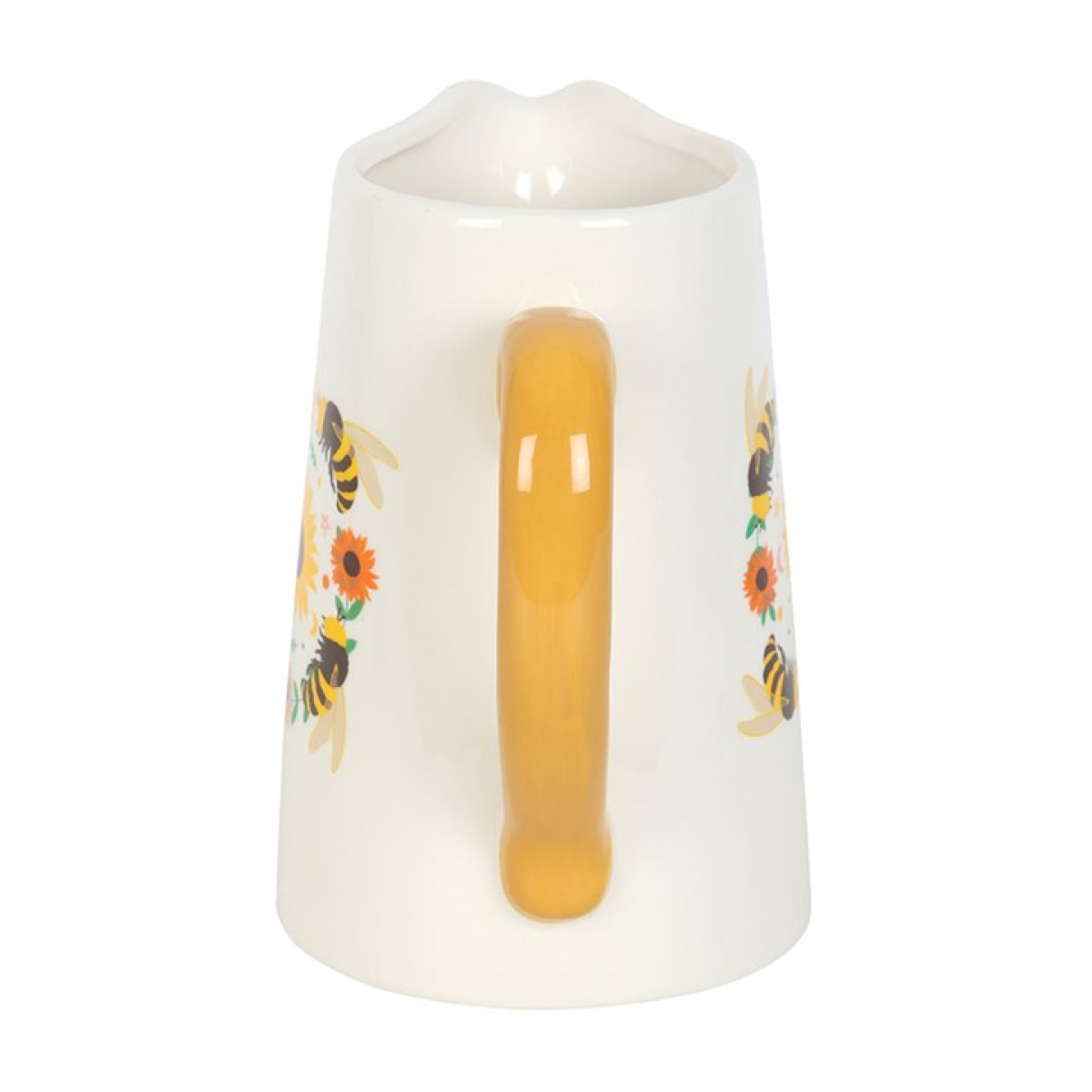 Summer floral ceramic vase for home décor