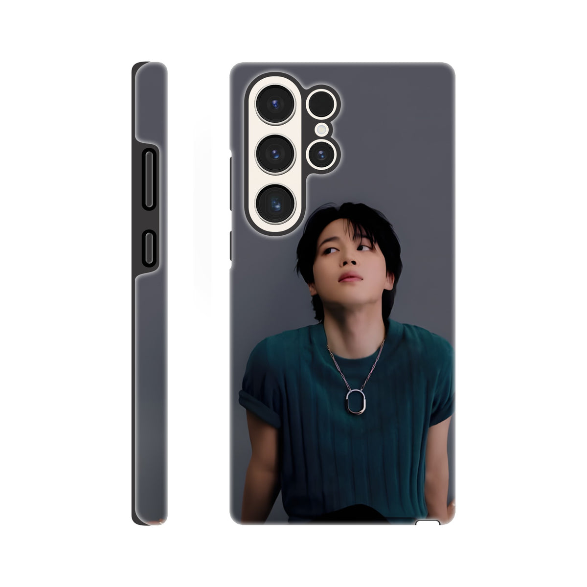 Jimin Samsung phone case with premium dual‑layer materials