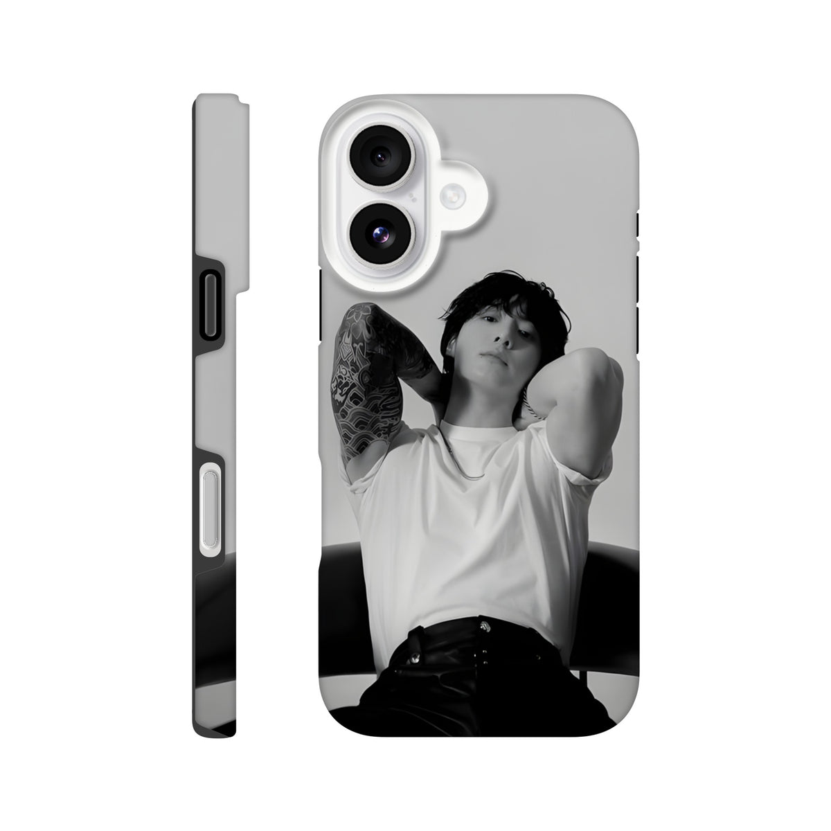 Stylish Jungkook iPhone tough case for K‑pop fans