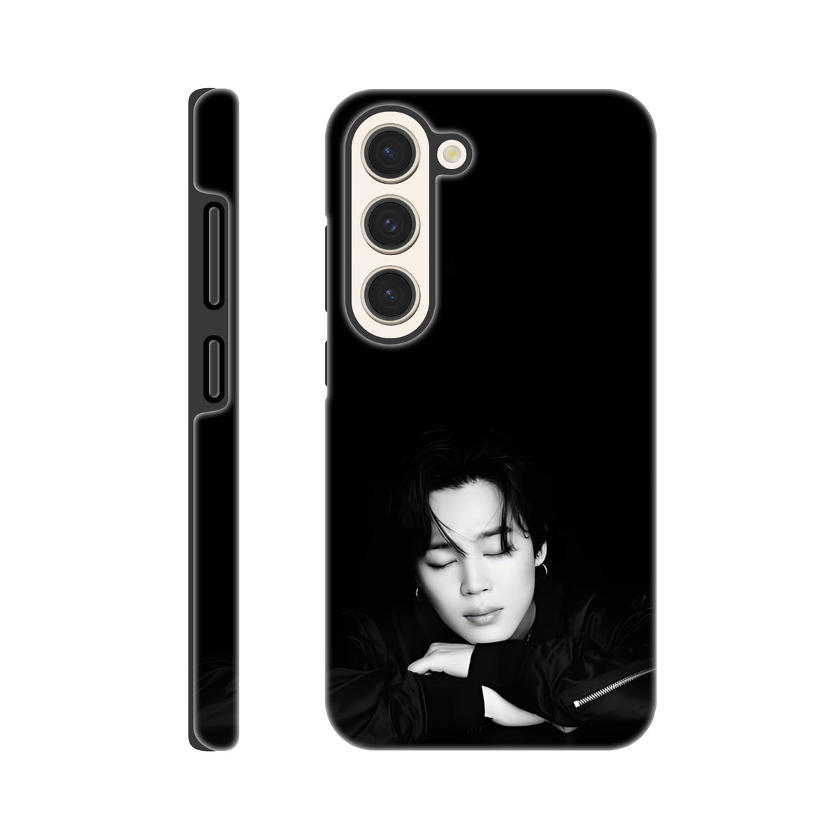 BTS Jimin Samsung cover with scratch‑resistant finish
