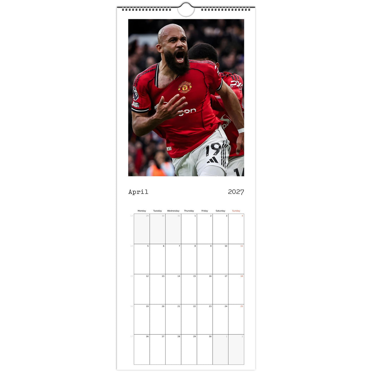 Manchester United April page 