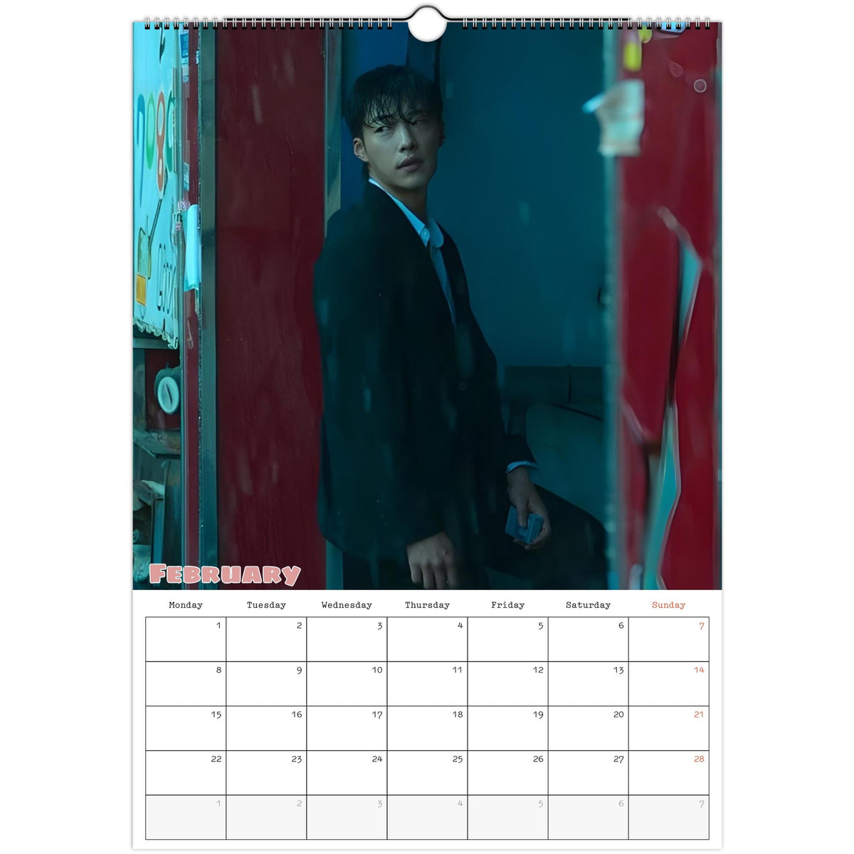 Mr Plankton Calendar 2027 February page