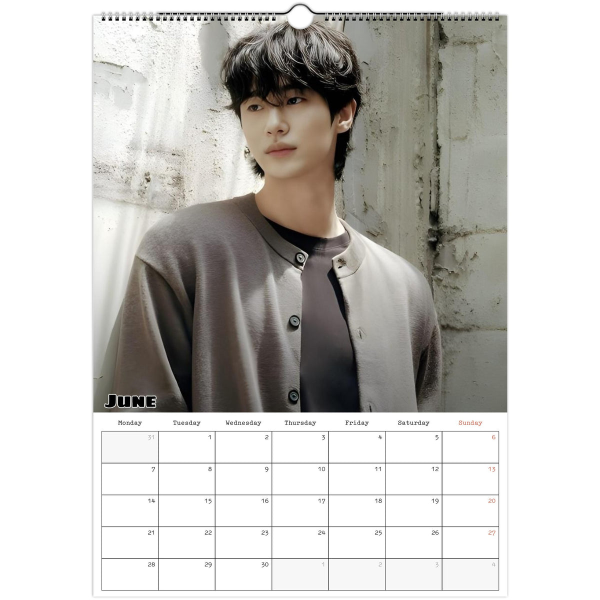 Byeon Woo‑seok calendar June photo