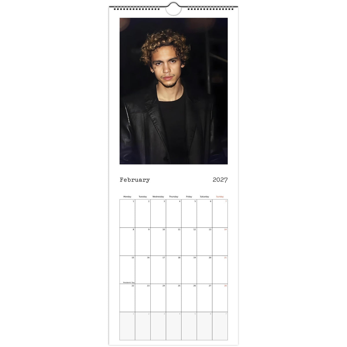 Dominic Fike calendar February photo