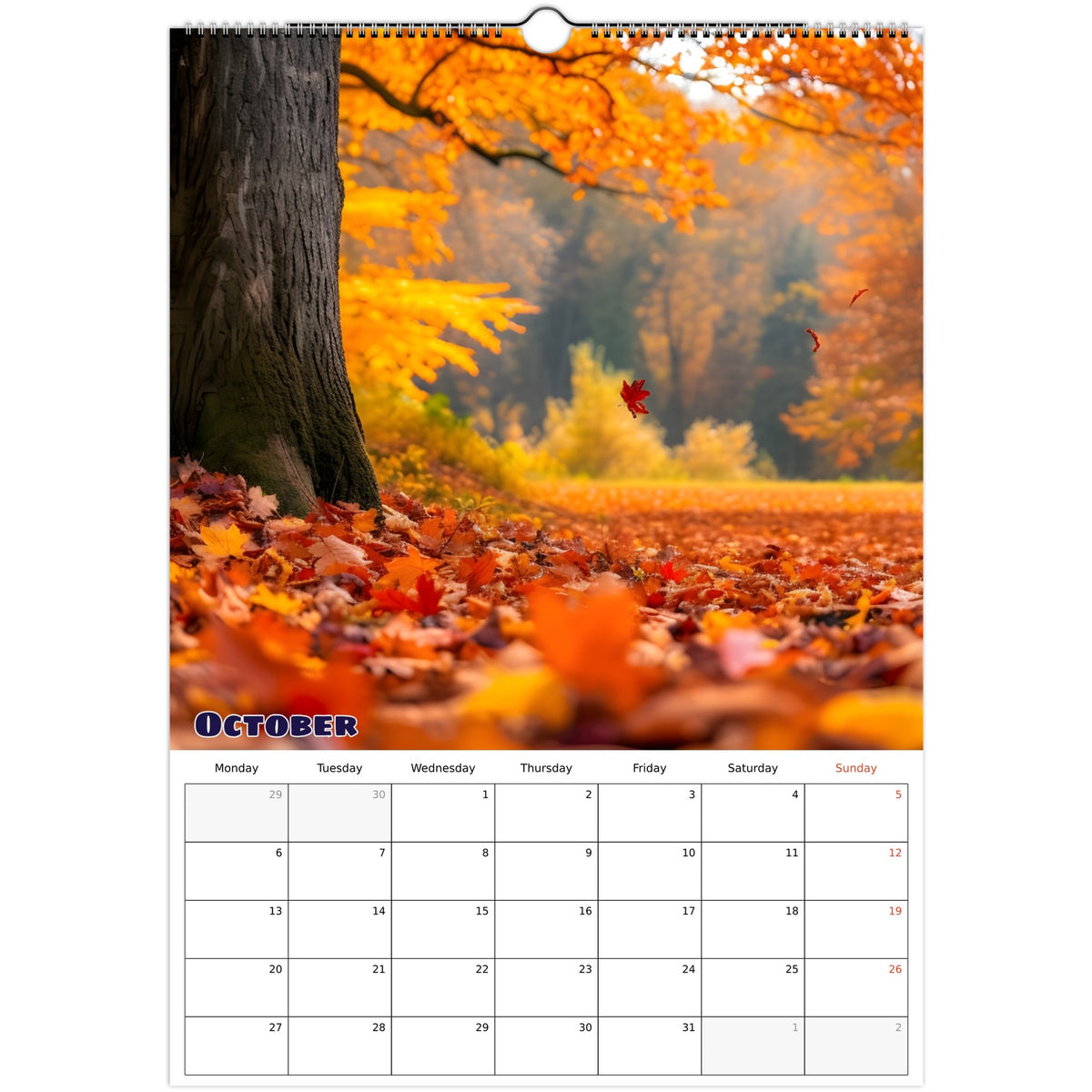 October nature scene 
