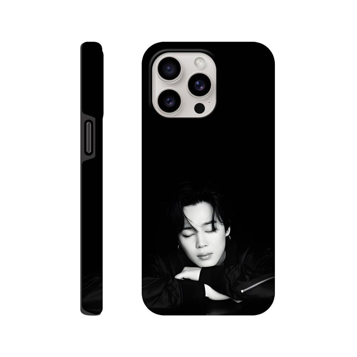 Jimin tough iPhone case for stylish K‑pop protection