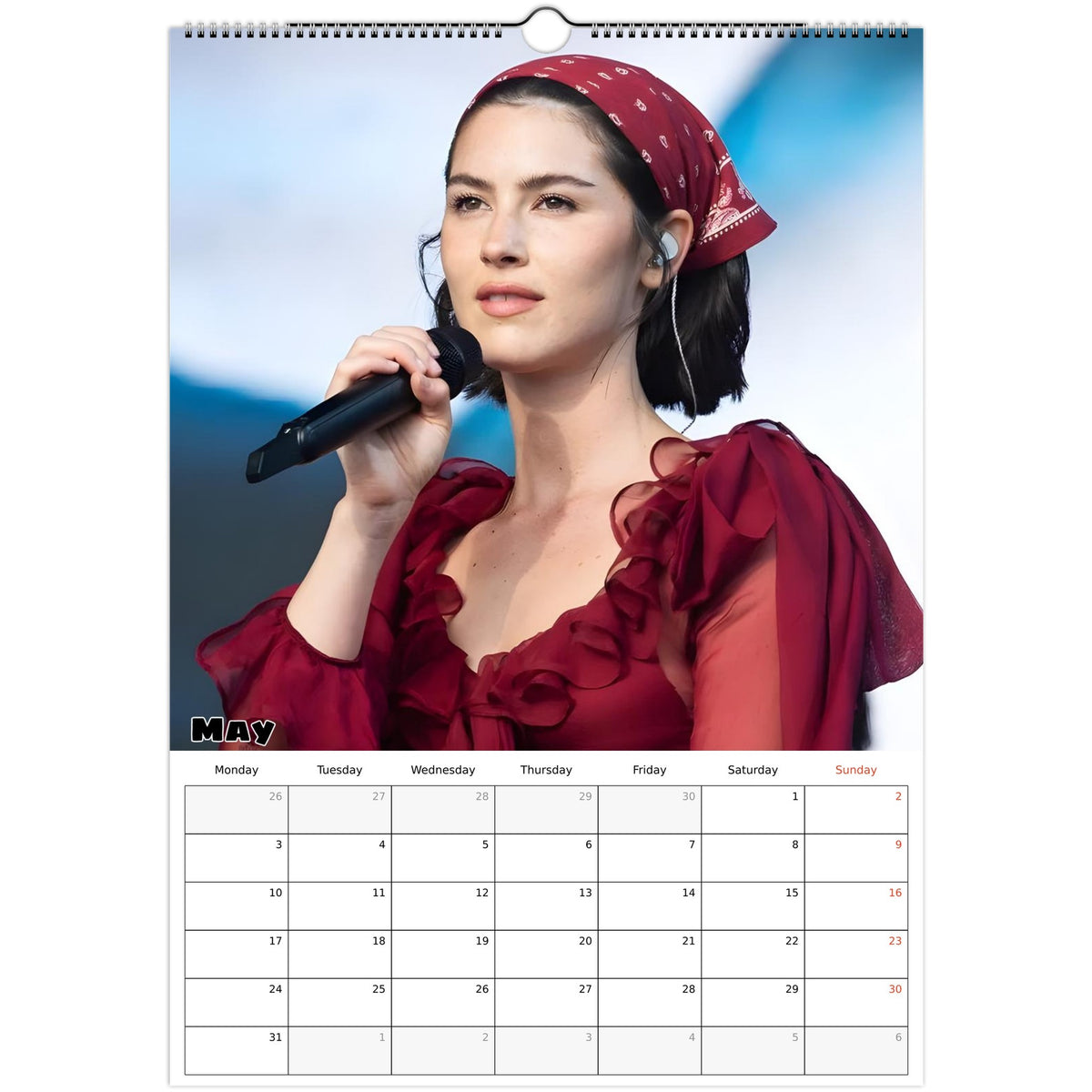 May Gracie Abrams Calendar photo 
