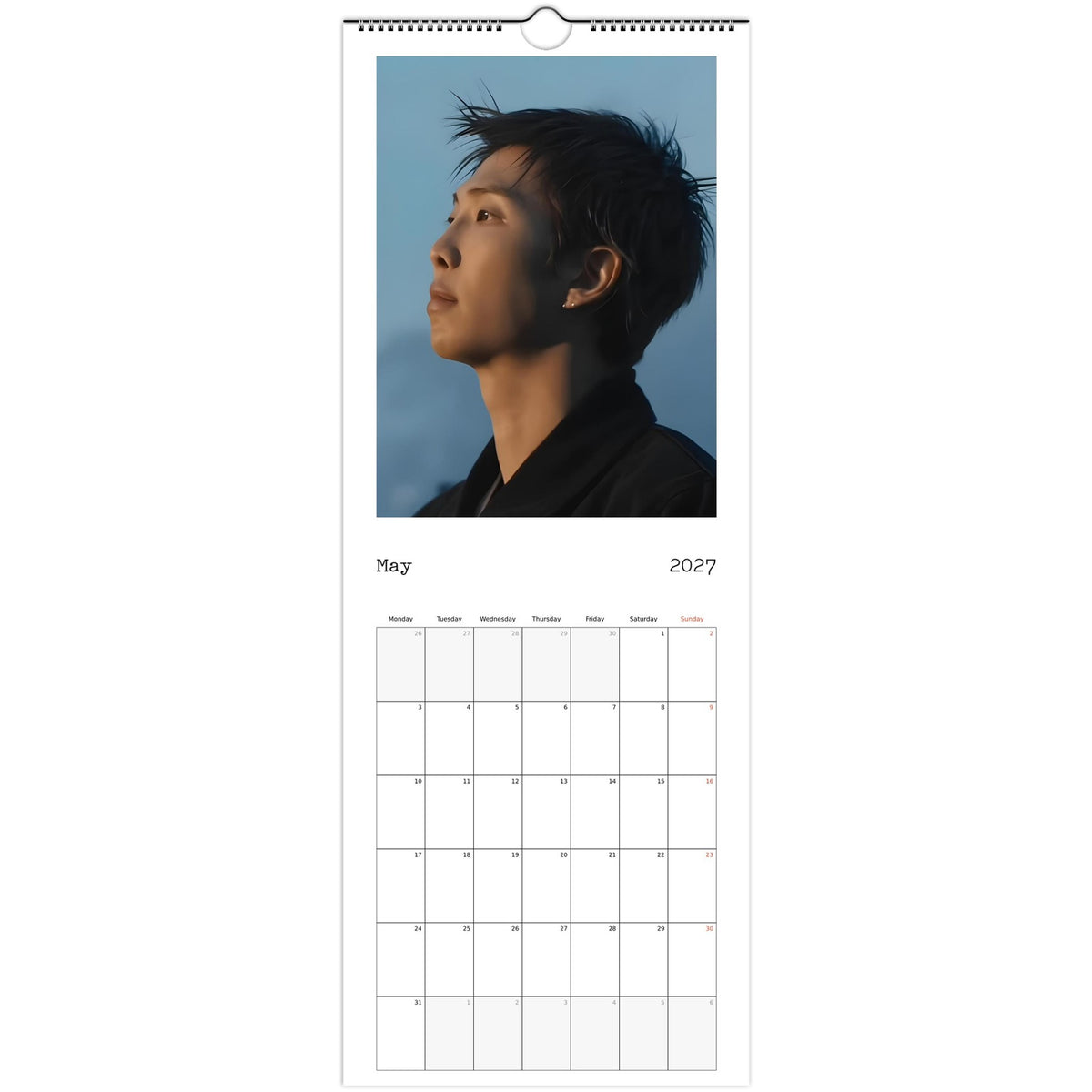 RM Calendar 2027 May photo