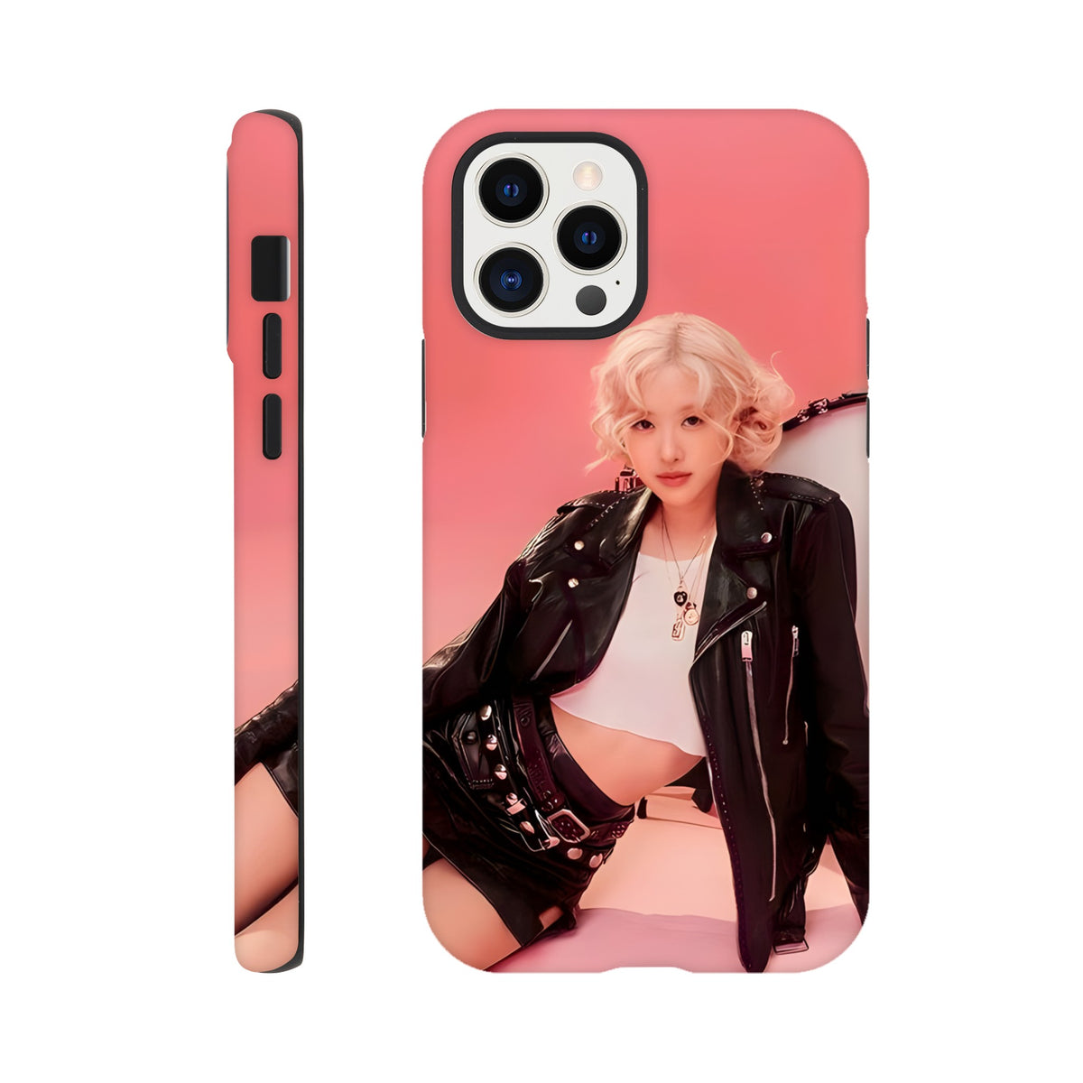 Blackpink Rosé phone case with shock‑resistant materials