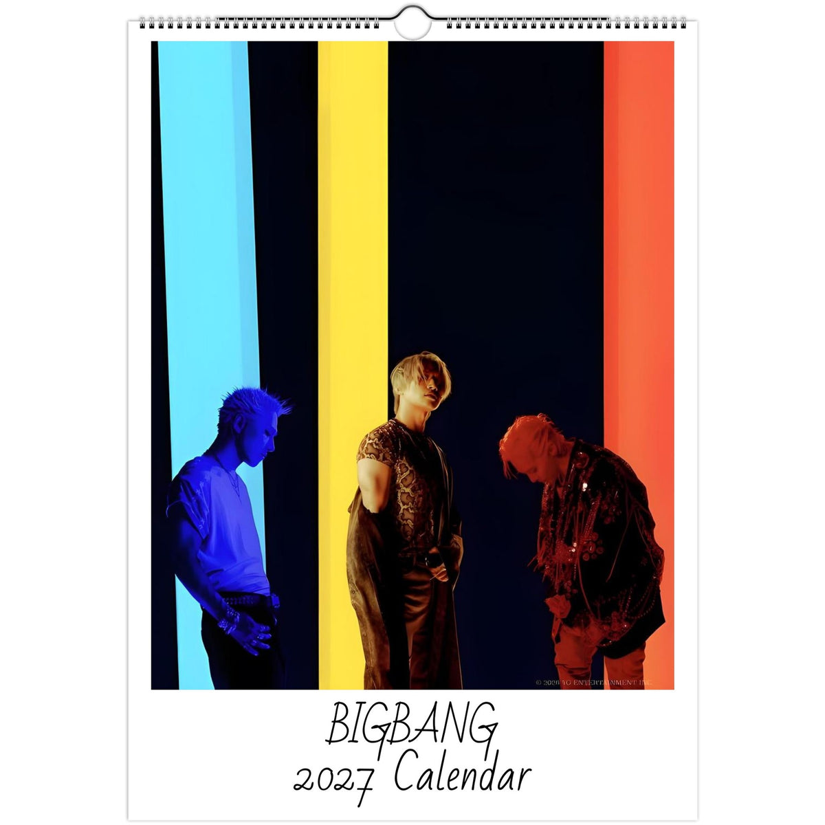 BIGBANG 2027 A3 wall calendar cover