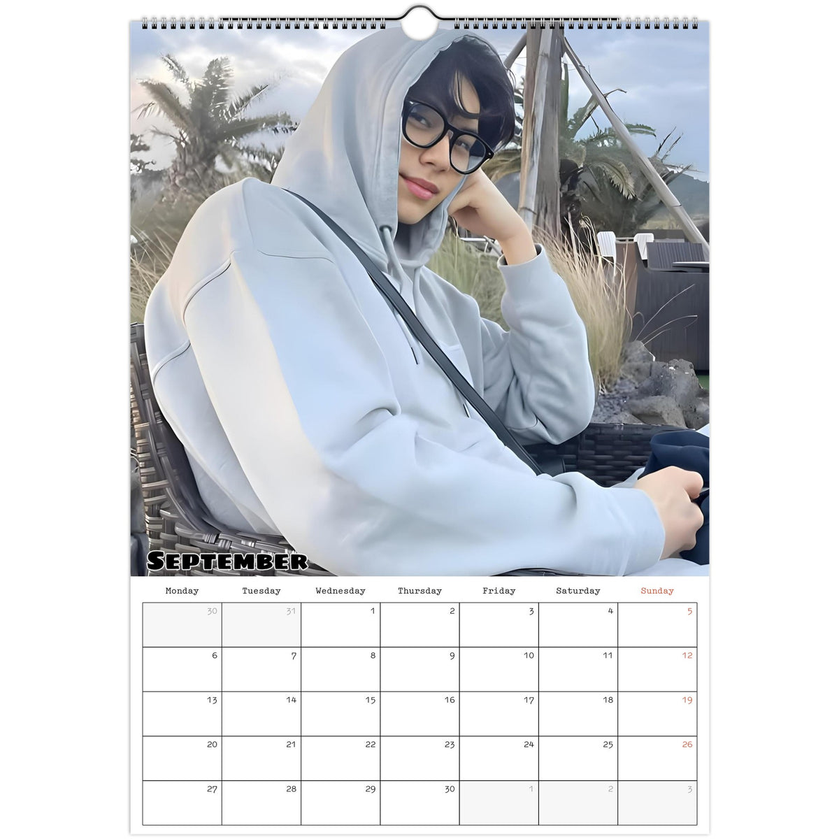 Lee Chae‑min calendar September photo