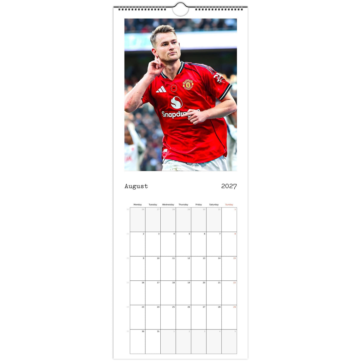 Manchester United August page 