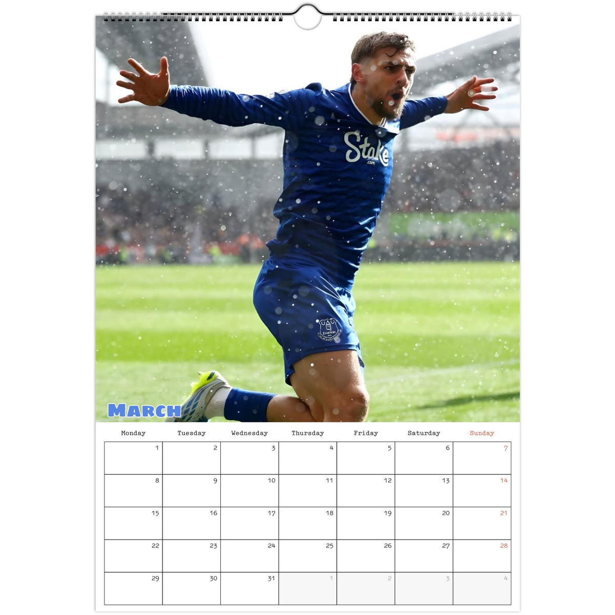 March Everton Calendar photo