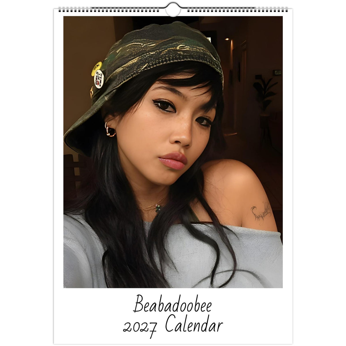 Beabadoobee 2027 A3 wall calendar cover