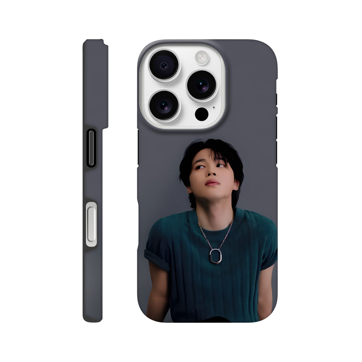 Protective iPhone case with Jimin K‑pop artwork
