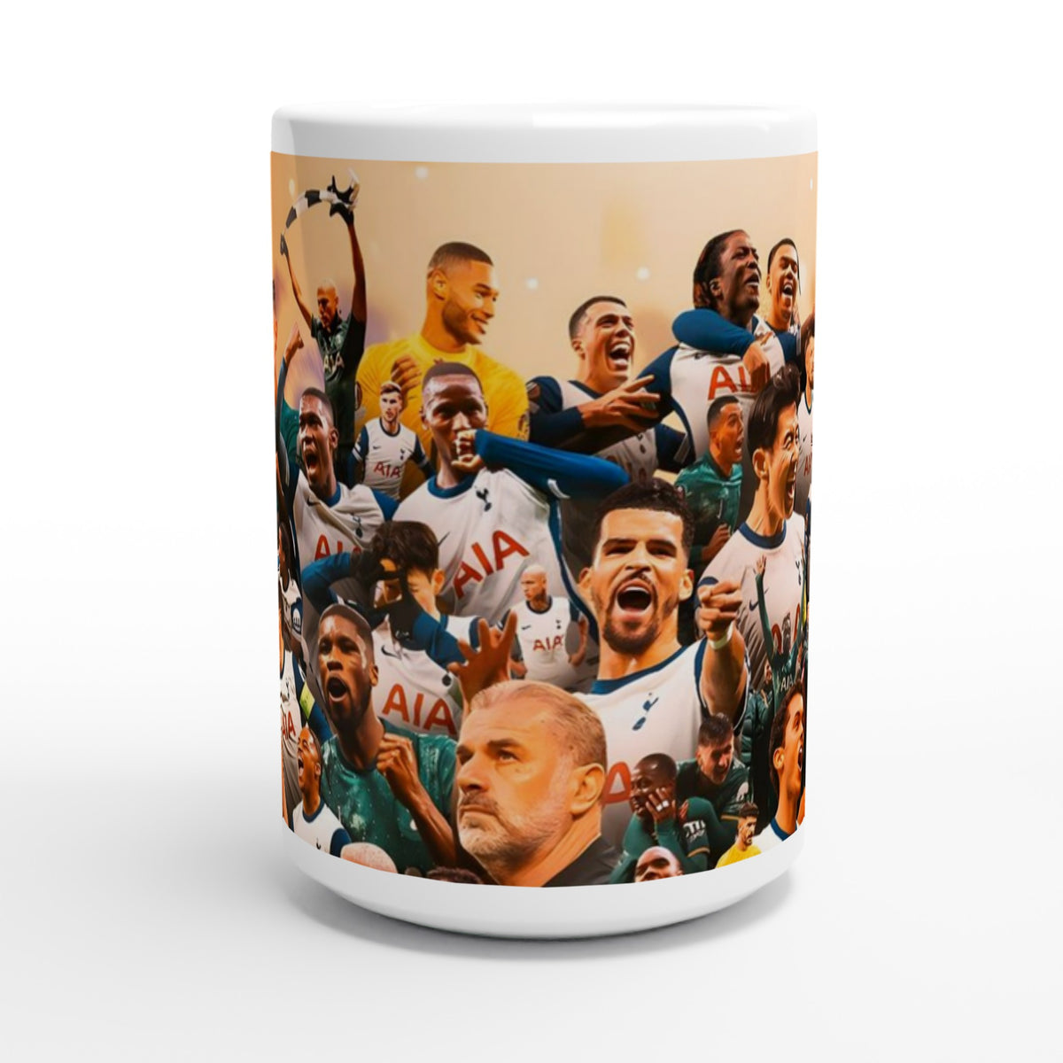 Tottenham Hotspur team montage mug