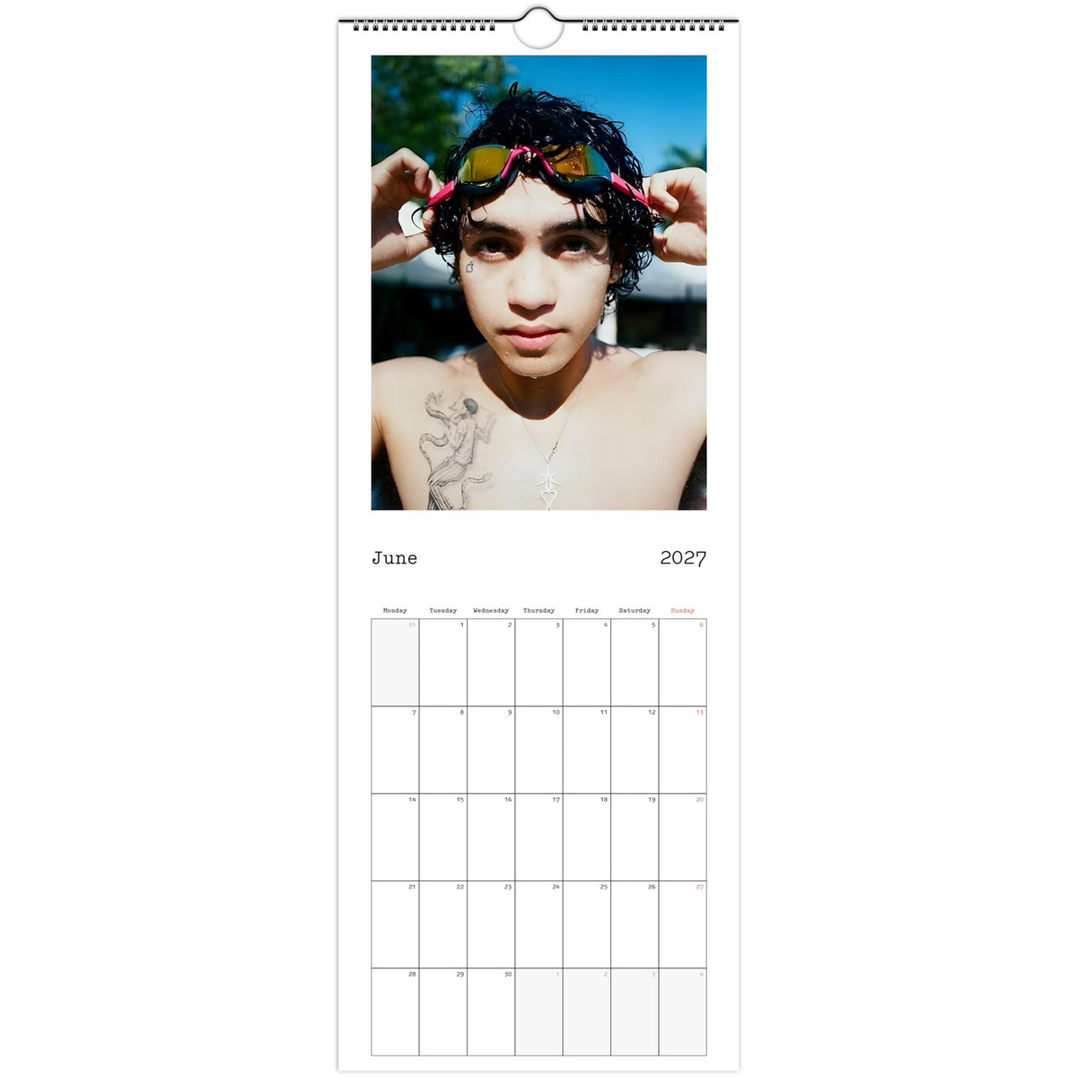 Dominic Fike calendar June photo