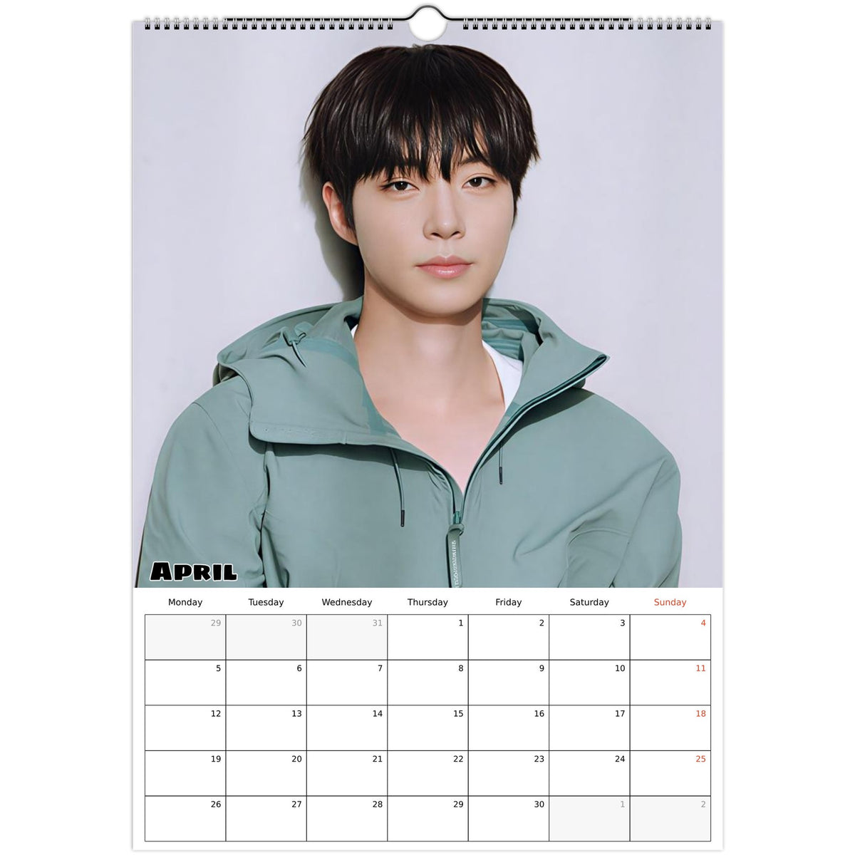 Hwang In‑youp calendar April photo