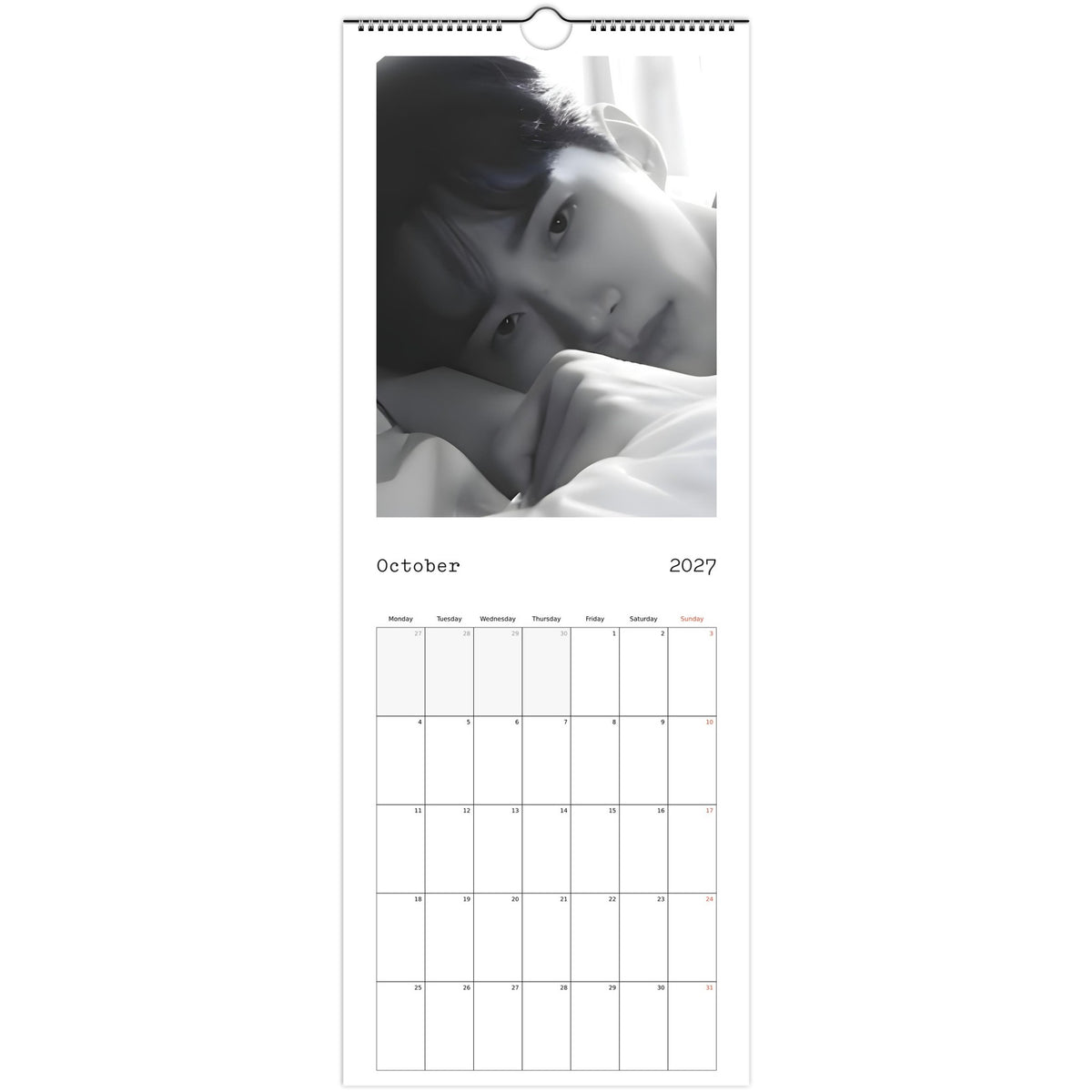 October Jun‑ho Calendar photo 