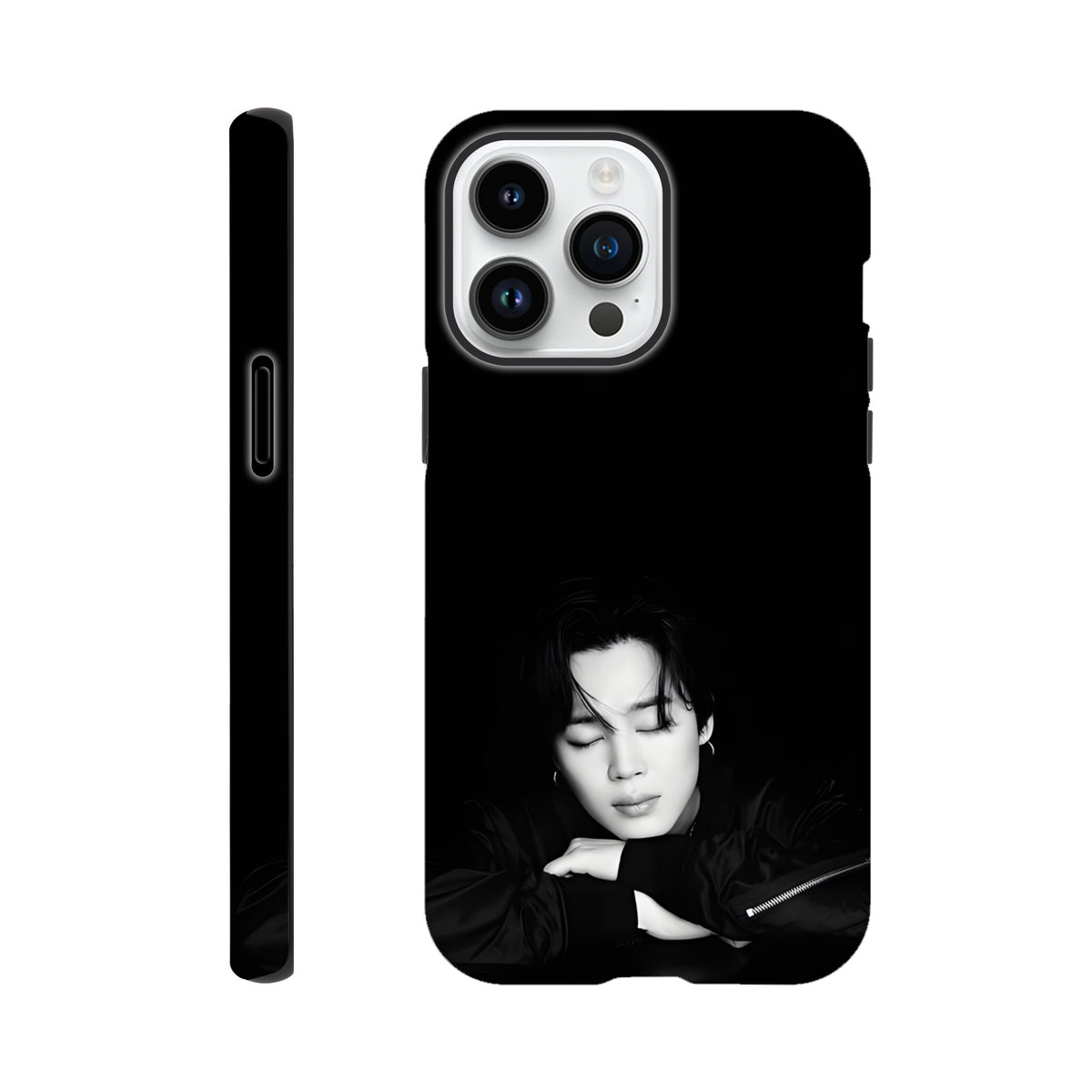 BTS Jimin phone case with shock‑resistant materials