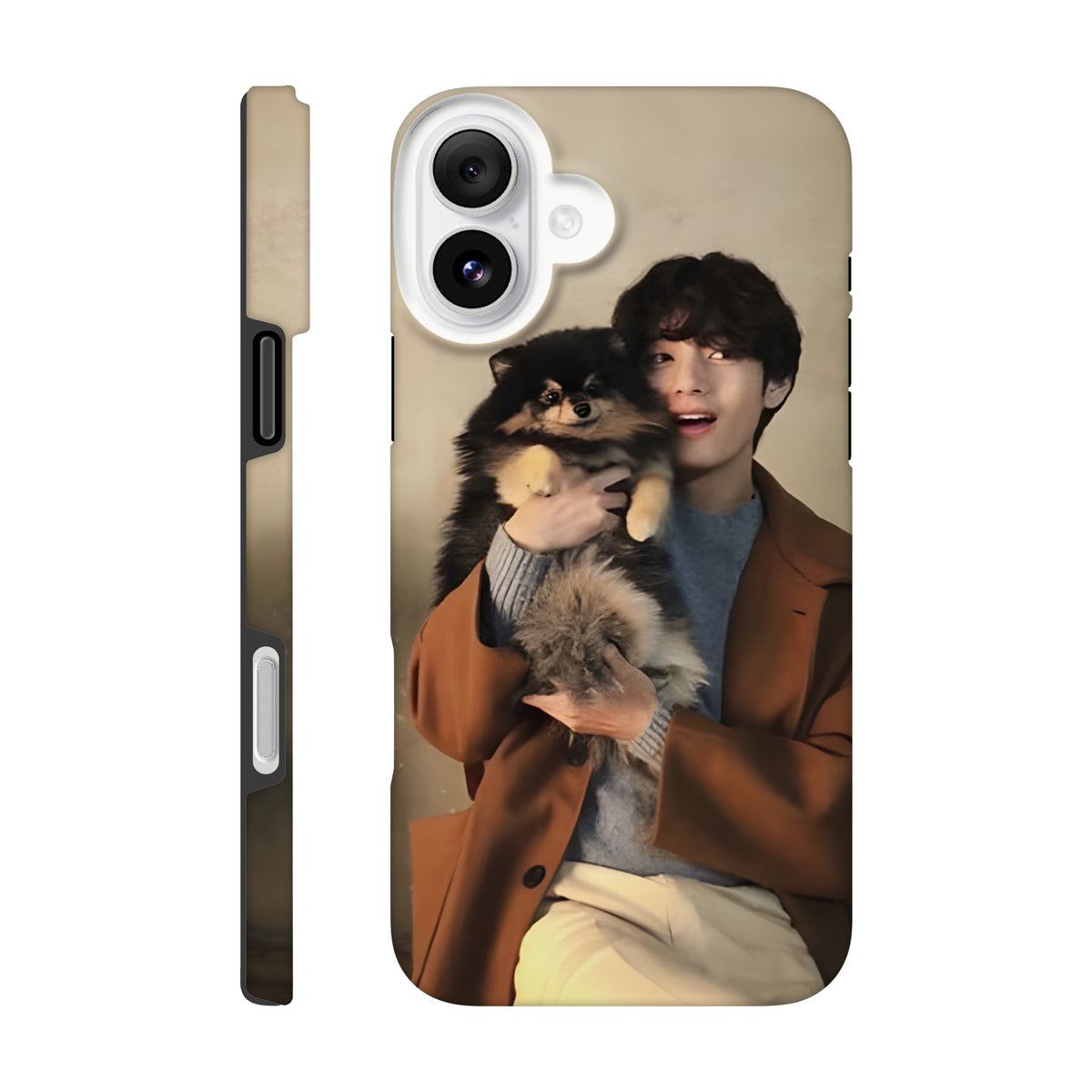 K‑pop V and Yeontan protective iPhone case for fans