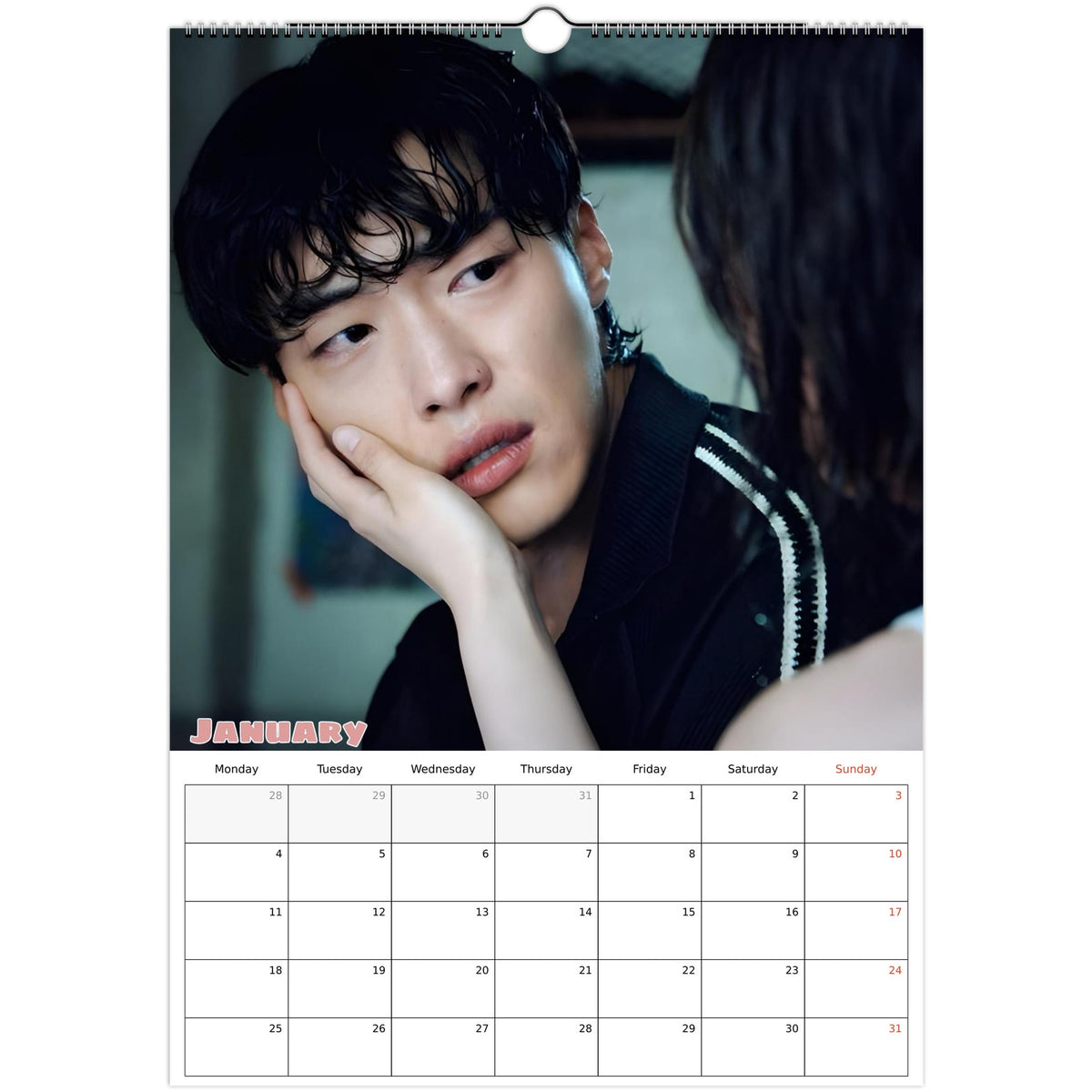 Mr Plankton Calendar 2027 January page