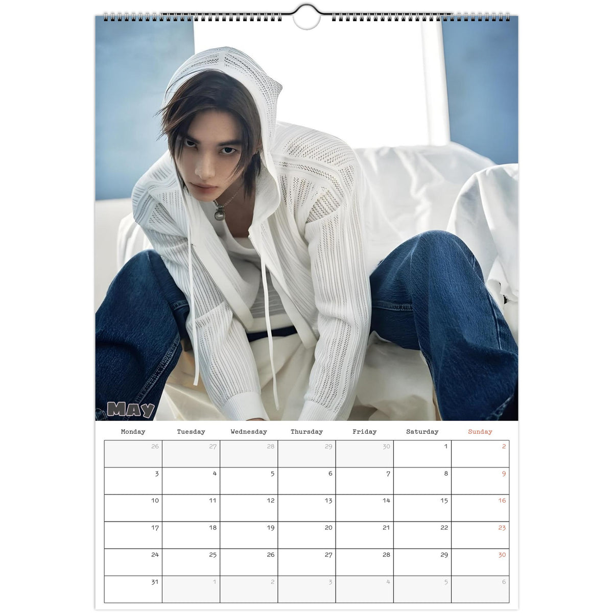 Stray Kids Hyunjin Calendar 2027 May photo