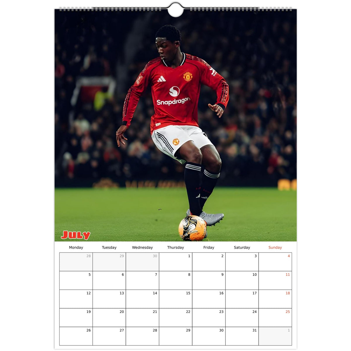 Manchester United July page 