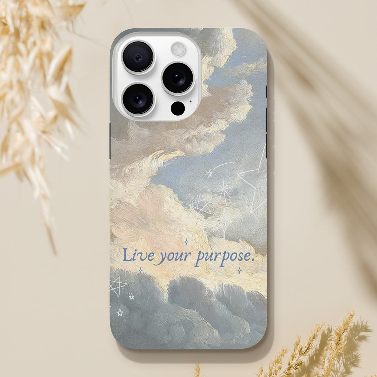 Durable dual‑layer iPhone case with motivational design