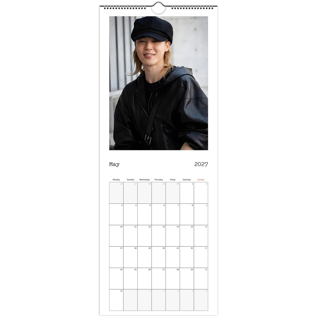BTS Jimin Calendar May portrait