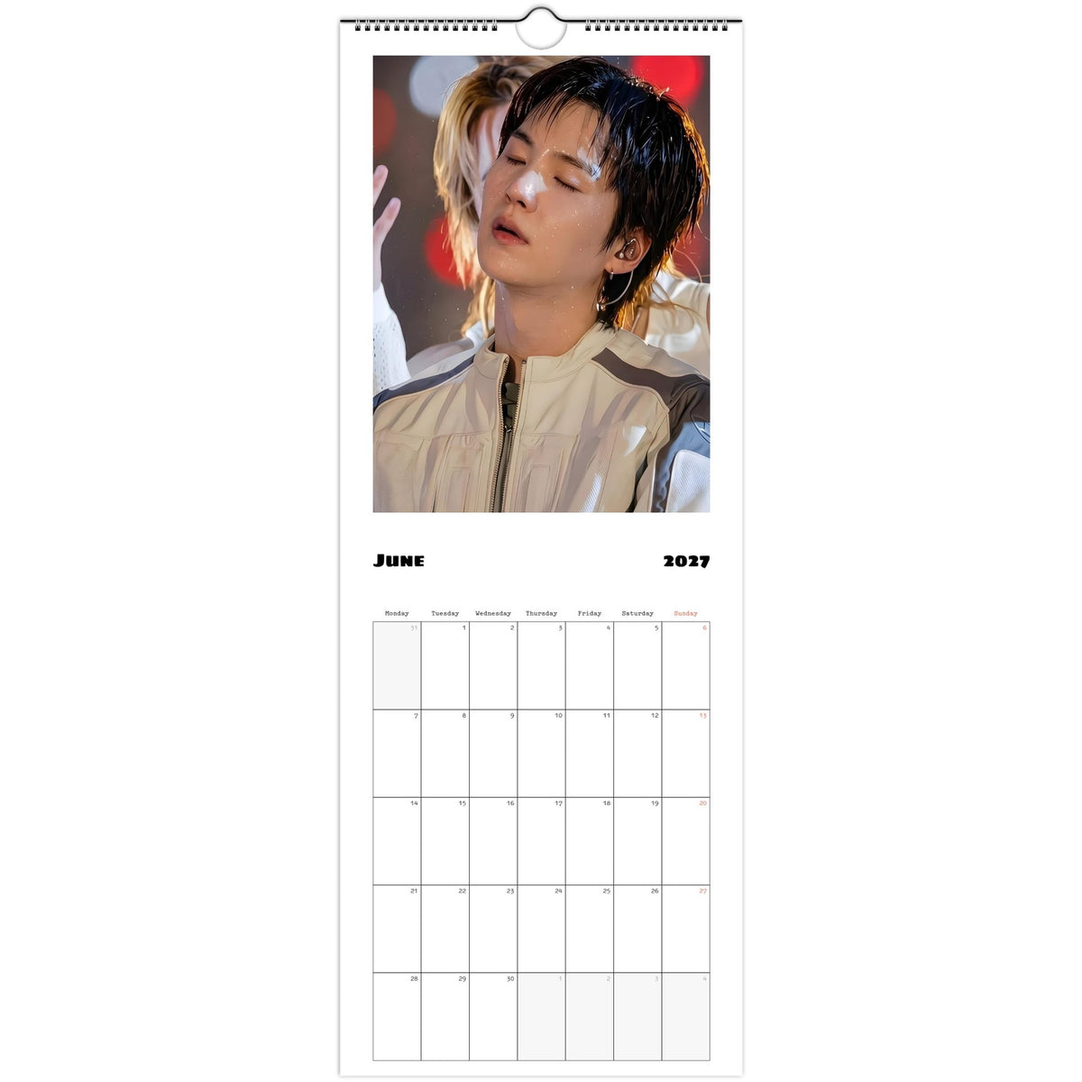 BTS SUGA Calendar June page