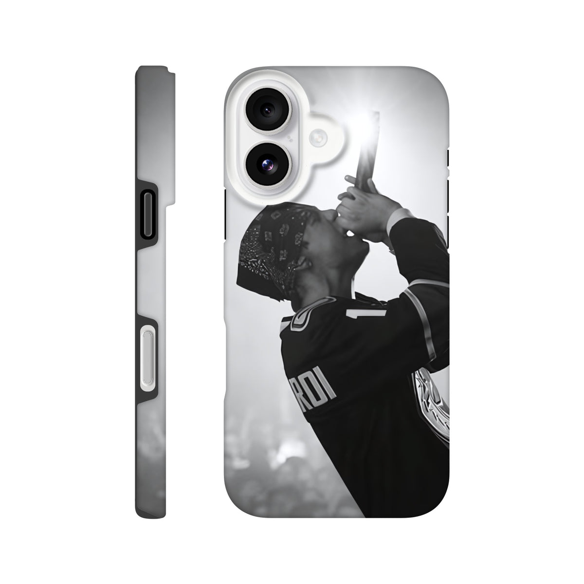 The Kid LAROI aesthetic iPhone case with dual‑layer protection
