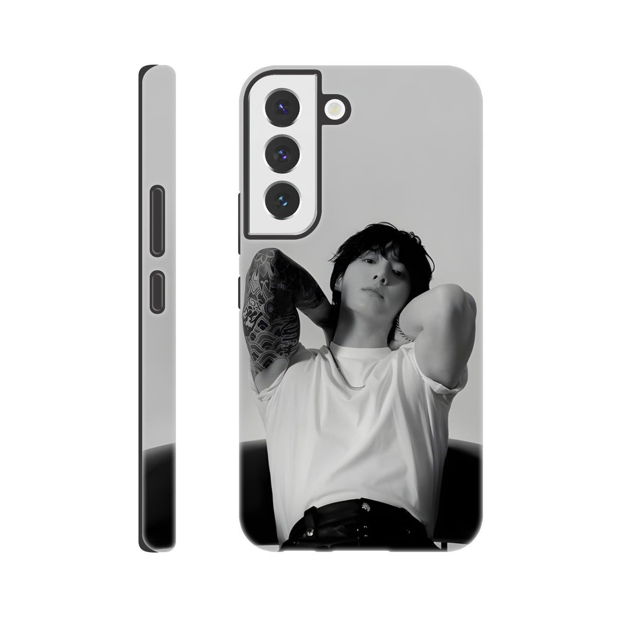 Samsung tough case featuring Jungkook with durable hard shell