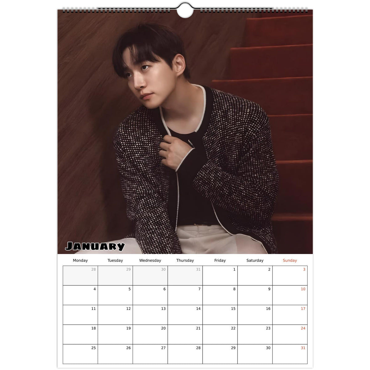 January Jun‑ho Calendar photo 