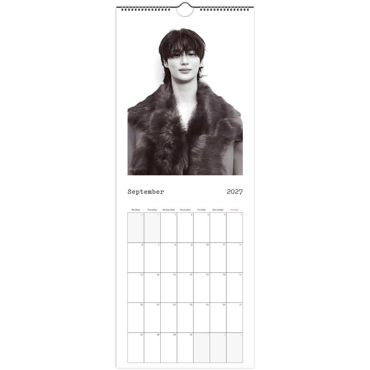 Byeon Woo‑seok calendar September photo