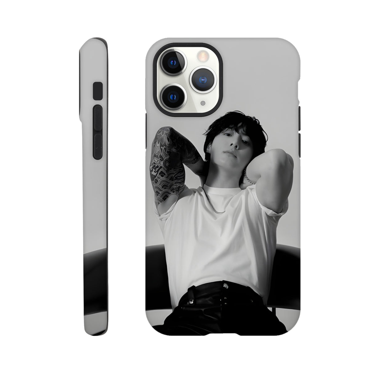 BTS Jungkook iPhone case with durable hard shell