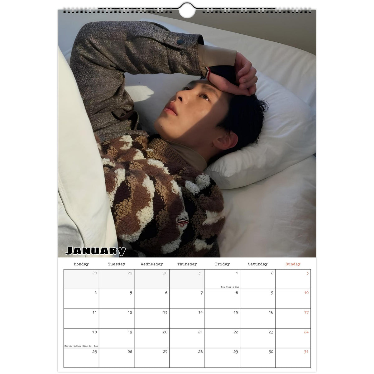 Lee Jae‑wook calendar January photo